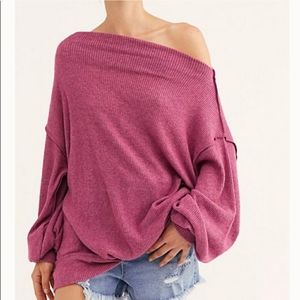 Free People Tops - Free People Main Squeeze Hacci Top Sweater size L Free People Tops - Free People Main Squeeze Hacci Top Sweater size L
